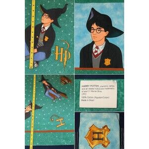 Harry Potter Flannel Flat Sheet - Vintage Twin Sheet